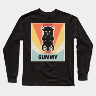 Vintage Gummy Bear Candy Long Sleeve T-Shirt